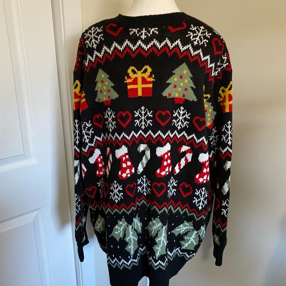 Original Goods For Girls and Perfect Life Holiday Festive Button Cardigan- Sz-XL - Picture 5 of 16